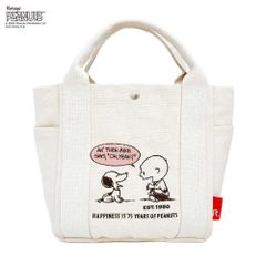 新品 2025新作 スヌーピーバッグ トートバッグ ROOTOTE Vintage PEANUTS DELI 8442 ルートート IP.デリ.ピーナッツ-0J リサイクルコットン アイボリー【SPORTUS】※沖縄発送不可