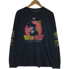 古着 DRAGONBALL Z ドラゴンボールZ 孫悟空 アニメ キャラクタープリントロングTシャツ ロンT メンズM相当/eaa555670