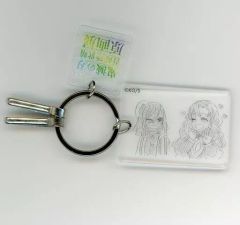 鬼滅の刃 吾峠呼世晴 原画展 クリアベースキーホルダー 炭治郎 義勇