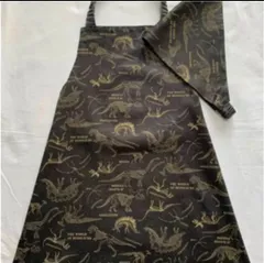 子供用エプロン　恐竜