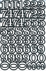 （シャシャン）XIAXIN 防水 PVC製 ナンバー ステッカー セット 耐候 耐水数字 キャラクター 表札 スーツケース ネームプレート ロッカー 屋内外 兼用 TS-115