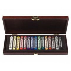Rembrandt Soft Pastels 15色セット 木箱入り - メルカリ
