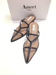 AMERI　VINTAGE　アメリヴィンテージ　01311271260　コードレザーサンダル　Sサイズ　CORD　LEATHER　SANDAL　ブラック　箱付のサムネイル