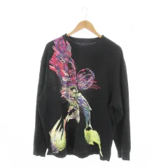 ナイキ NIKE JORDAN BRAND AS M J 23ENG STMT 85 LS CREW Tシャツ カットソー クルーネック 長袖 プリント 虹色グラフィック 大きいサイズ 3XL 黒 ブラック DH8907-010 /MN1 ■GY18