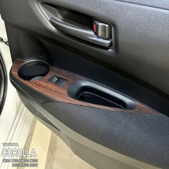 【松印】車種専用 インパネシート ドアスイッチ周囲 (リア) トヨタ カローラ セダン ZWE211 ZWE214 ZWE215 ZWE219 ZRE212 NRE210 MZEA17 ハイブリッド WXB