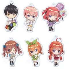 【中古】キーホルダー 全6種セット 「五等分の花嫁∽×中野区 五周年祭 アクリルキーホルダー BOX B(SD)」