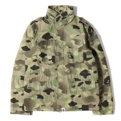 美品 A BATHING APE ア ベイシング エイプ ジャケット GORE WINDSTOPPER 猿迷彩 M-65 フィールドジャケット カーキ S アウター シンプル カジュアル ブランドのサムネイル