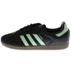 【美品】AdidasアディダススニーカーSAMBAサンバブラック×ミントグリーン adidas アディダス サンバ スニーカー SAMBA OG BLACK/CLEAR