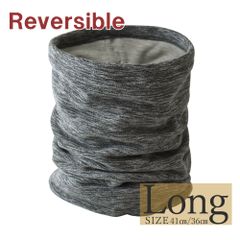 ネックウォーマー 《03杢チャコール》 新品 未使用 カチオンフリース ネックウォーマー メンズ レディース マフラー 防寒 リバーシブル 軽量 厚手【H3L】【メール便1】 ファッション