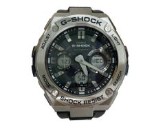 CASIO (カシオ) G-SHOCK Gショック  G-STEEL 腕時計 デジアナ マルチバンド6 タフソーラー GST-W110 シルバー メンズ/049