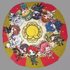 【中古】クッション・本体 カラフルピーチ からぴちしゅうごう! ラウンドクッション 「一番くじ カラフルピーチ Graceful Circus」 ラストワン賞