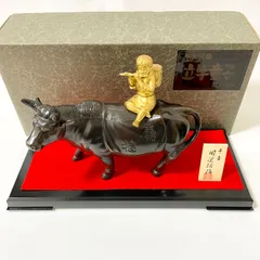 干支置物　陽春　瑞正謹製　開運招福　酉　金色 干支置物 陽春 瑞正謹製 開運招福 酉 金色