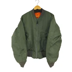 アルファインダストリーズ ALPHA INDUSTRIES USA製 IDEAL ZIP MA-1 フライトジャケット メンズ import：L 