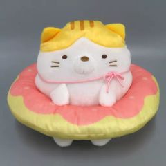 [중고] 봉제 장난감 네코 쿄다이 (호랑이) 도넛 봉제 장난감 BIG [스미코 구라시]