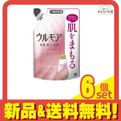 ウルモア 高保湿入浴液 クリーミーローズの香り 480mL (詰め替え用) 6個セット まとめ売り