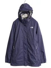 【お得なクーポン配布中!】 ノースフェイス DRYVENT ナイロン マウンテンパーカー ジャケット レディース M / 古着 The North Face アウトドア ジャンパー マンパ 水玉
