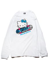 HELLO KITTY x MxMxM “スケボー” LONG TEEホワイトM