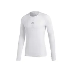 アディダス(adidas) サッカー コンプレッション アルファスキン チーム 長袖シャツ メンズ EVN55-CW9487 ホワイト 2XSサイズ