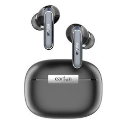 【特価商品】【VGP 2024金賞】EarFun Air 2 Bluetooth 5.3 ワイヤレスイヤホンハイレゾ LDAC対応/40時間再生/マルチポイント接続/10バンド専用アプリ/55msゲームモード/ワイヤレス充電/ IPX7防水【4マイク通話テ 0