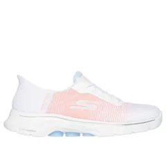 【送料無料】 スケッチャーズ レディース スニーカー シューズ Go Walk 7 Slip On Runners Womens Wht Tex/Multi