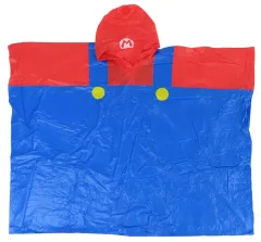 【中古】衣類 マリオ ポンチョ(レインコート) 大人用サイズ 「スーパーマリオ」 ユニバーサル・スタジオ・ジャパン スーパーニンテンドーワールド限定