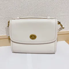 COACH 【コーチ】 ショルダーバッグ 斜めがけバック ポーチ ホワイト