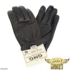 DEER SKIN GLOVE ショートリスト BLACK  スマホ対応