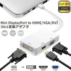 Mini Displayport to HDMI DVI VGA 3in1 변환 어댑터 Thunderbolt to HDMI Surface pro 지원 MiNi DP 비디오 어댑터 Mac Book Air/Mac Book Pro/iMa