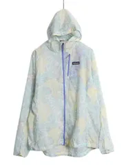 【お得なクーポン配布中!】 パタゴニア フーディニ ジャケット レディース XL 19年製 Patagonia アウトドア フルジップ ナイロン パーカー ジャンパー 総柄 パッカブル