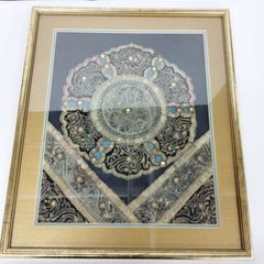 作家物☆ワイヤーワークアート作品 Crest:mirror 山田命佳 壁飾り