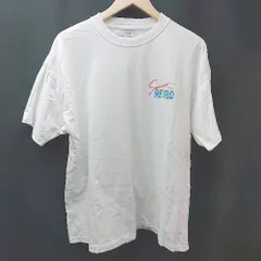 ◇ Discoat クルーネック キャラクタープリント カジュアル 夏向け 半袖 Tシャツ 表記なし ホワイト メンズ E  【1308290056264】