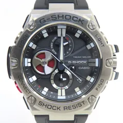 【GST-B100】　シルバー　電波ソーラー　正常稼動中　純正さシルコンベルト カシオ G−SHOCK G-STEEL GST-B100-1AJF 〜購入レビュー - ぴー