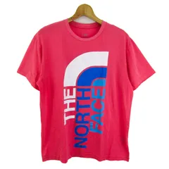ザ・ノースフェイス 半袖Ｔシャツ ロゴプリントT ストレッチ アウトドア ブランド トップス メンズ Lサイズ ピンク THE NORTH FACE 【中古】