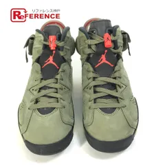 NIKE ナイキ スニーカー AIR JORDAN 6 RETRO SP  CN1084-200 合成皮革 ミディアムオリーブ インフラレッドブラック カーキ