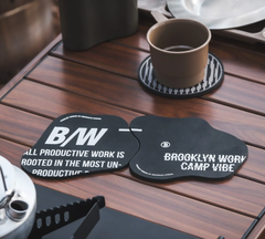 【オシャレ】BROOKLYN WORKS ブルックリンワークス PUZZLE COASTER  シリコン コースター  テーブル アウトドア