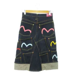 EVISU デニムスカート 【値段交渉可】 2025年最新】evisu デニムスカートの人気アイテム - メルカリ