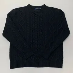 POLO RALPH LAUREN(ポロラルフローレン) カシミア ケーブル編みニット セーター （ L ）