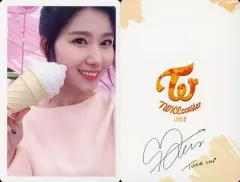 【中古】コレクションカード(女性) TWICE/サナ/裏面黄色/CD「TWICEcoaster ： LANE 2」(A Ver.)予約特典トレカ