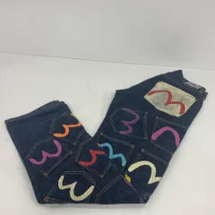 エヴィス メニーポケット 34インチ　超美品‼️ Size34】EVISU エヴィス デニムパンツ メニーポケット ビッグ