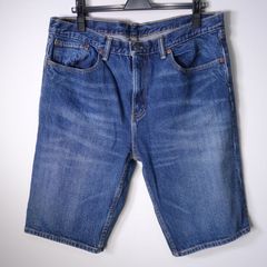 リーバイス LEVIS デニムパンツ ショートジーンズ メンズ W34 502 テーパードスリム 大きいサイズ ズボン ボトムス 古着