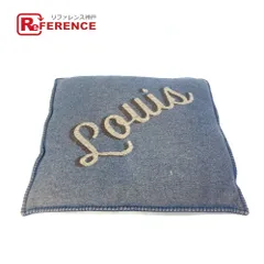 LOUIS VUITTON ルイヴィトン クッション ロゴ M70336  ウール ネイビー