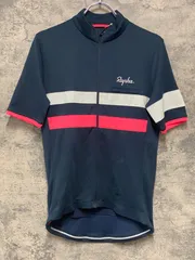 JE036 ラファ Rapha SHORT SLEEVE BREVET JERSEY Ⅱ 半袖 サイクルジャージ 濃紺 S