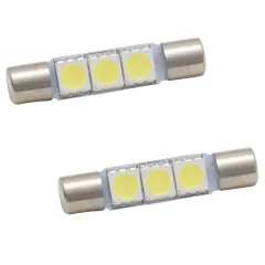 LA100S/LA110S ムーヴカスタム(ムーブ) [H22.12～H24.12] バニティランプ 2個 T6.3×31mm 3chip SMD LEDのサムネイル