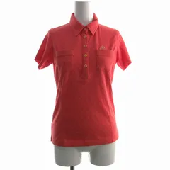 アディダス adidas ドット ハーフスリーブ ゴルフウェア ポロシャツ 赤 レッド 