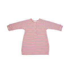 《COODO》長袖　ワンピース　80 ／ Simple maxi dress_raspberry stripe