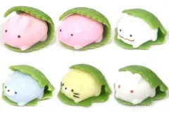 【中古】スクイーズ(食品系 全6種セット 「のびーる 桜もち＆柏もち」のサムネイル