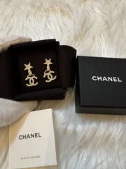 【新品】CHANEL シャネル ピアス スターモチーフ×CCロゴ