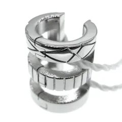 MAISON MARGIELA メゾンマルジェラ ピアス SM0VG0014 エングレーブド フープ イヤリング ピアス シルバー シルバー系【中古】のサムネイル