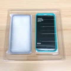 iPhone 12Pro フィルム  フレームケース 強化ガラスフィルム 　スマホケース　エメラルドグリーン　フレーム