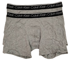 Calvin Klein(カルバンクライン)   ボクサーパンツ Grey 2枚セット メンズボクサーパンツ 男性下着 NP2674